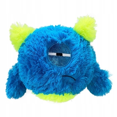 Plüssige Halloween Fuzie Groene Gevulde Monsters Met Innerlijk PVC Bal Materiaal