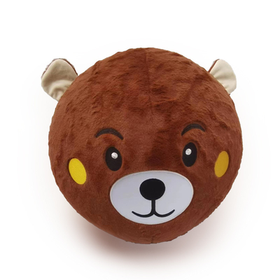 Polyesterspookige pandabeer opblaasbare speelbal met een diameter van 9&quot; voor kinderen