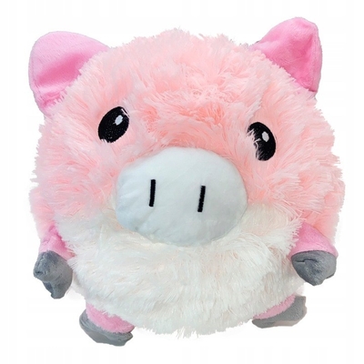 Softbal opblaasbaar cartoon varken pluis pop ontworpen met Inner Ball Material PVC