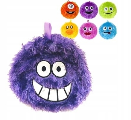 Unisex 6&quot; Purple Furry Monster Plush Ronde Bal Gevulde Dieren Speelgoed Alien PVC Inner Ball Material