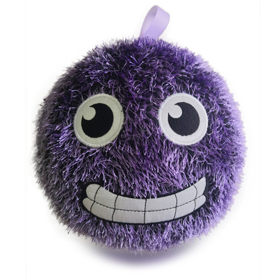 Polyester Buitenhuid Materiaal Crazy Face Stof Bedekt Fuzzy Ball 16 &quot;voor assortiment