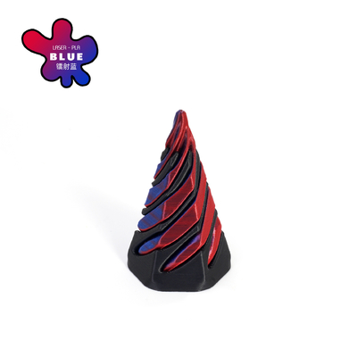 PLA 3D gedrukt draaikolk draad illusie door Piramide Fidget Toy voor kinderen en volwassenen