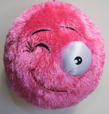 Assortiment schattig bontbalmonster met binnenste balmateriaal PVC schattig tekenfilmgezicht