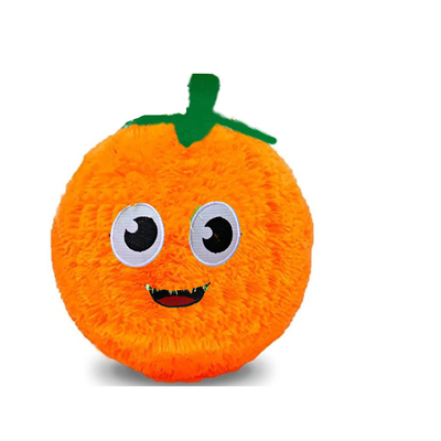 10&quot; gele ananas pluis speelgoed gevulde dier met PVC binnenste bal en polyester buitenhuid