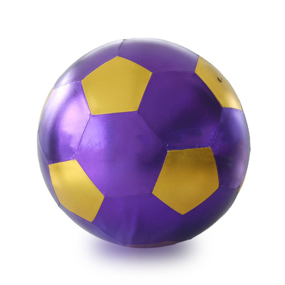 Unisex 60 cm glanzend polyesterstof milieuvriendelijk PVC voetbal voor kinderen