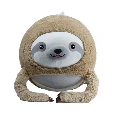 Opblaasbaar pluisbal speelgoed Winterdieren Bounceballs met PVC binnenste bal materiaal