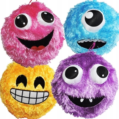 9' Diameter Polyester Plush Smile Face Bouncing Balls voor klanten