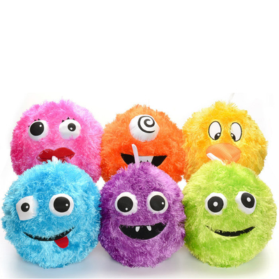 9' Diameter Polyester Plush Smile Face Bouncing Balls voor klanten