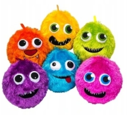 9' Diameter Polyester Plush Smile Face Bouncing Balls voor klanten