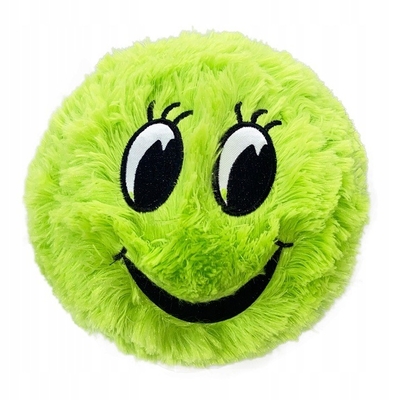 Inner Ball Material PVC Plush Rainbow Face Fur Ball Mascot voor maatwerk