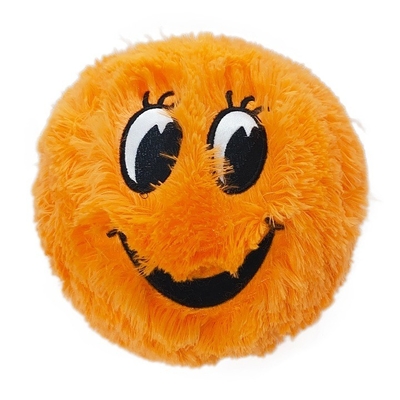 Inner Ball Material PVC Plush Rainbow Face Fur Ball Mascot voor maatwerk
