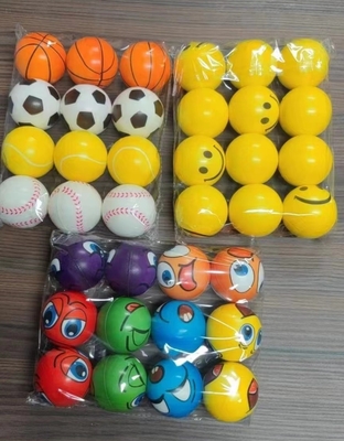 Ervaar de voordelen van 7 cm PU Foam Anti Stress Sport Ball voor sport en ontspanning