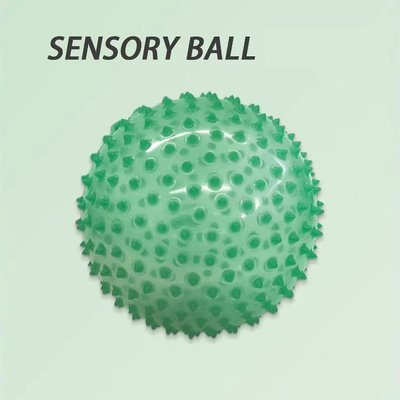 Unisex grote waarde Spike Plastic Ball Customized LOGO opblaasbare sensorische bal voor baby's