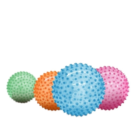 Unisex grote waarde Spike Plastic Ball Customized LOGO opblaasbare sensorische bal voor baby's