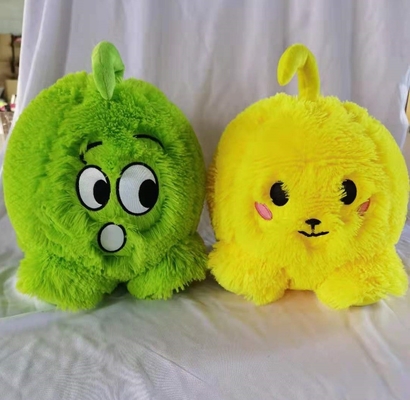 Skip Ball opblaasbare emoji personage zachte pluche bal grappig gezicht harig neon emoji bal