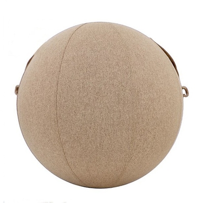 Linnenmateriaal Yoga-baldekking voor kantoor Gym Balance Exercise Opblaasbare PVC-bal