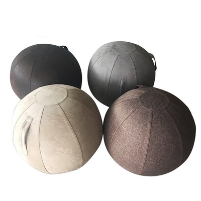 Linnenmateriaal Yoga-baldekking voor kantoor Gym Balance Exercise Opblaasbare PVC-bal