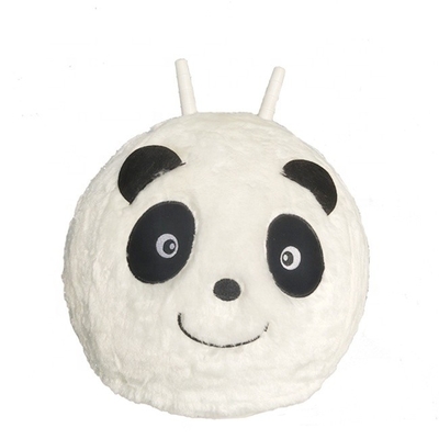 Outdoor Fun Essentiële Unisex Jumping Ball met Fluffy Plush Cover en Regenboog Design