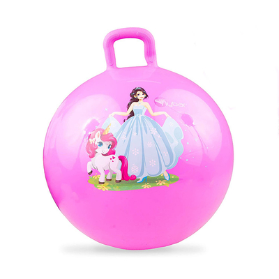 Kinderen springbal met rubberen handvat 18'-24' Diameter en aangepast ontwerp