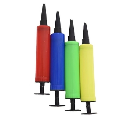 Single Item 17*3cm Kleurrijke mini handmatige lucht heliumballonpomp voor latexballonnen