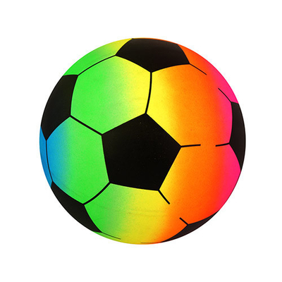 PVC-opblaasbare regenboogbal met een springpatroon 60g 70g 80g 90g 100g