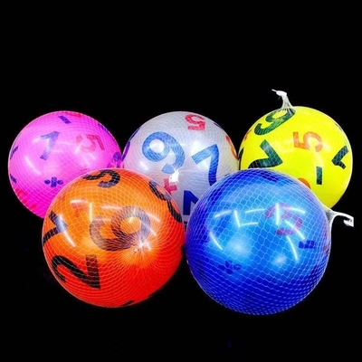 Geprinte 8 inch opblaasbare voetbal voor kinderen sport strandbal zwembad speelgoed pvc