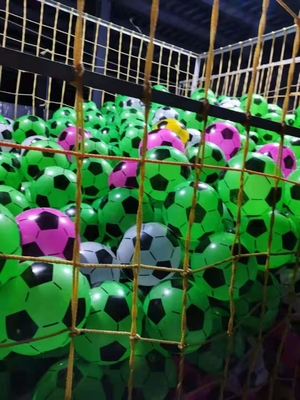 Geprinte 8 inch opblaasbare voetbal voor kinderen sport strandbal zwembad speelgoed pvc