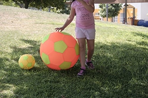 BM-F-r&amp;b Stoffenbedekking Opblaasbaar speelgoed Trend voor voetbal Strandbal Polyester + PVC