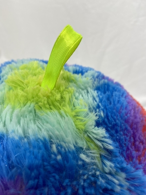 OEM ODM Geaccepteerd Kinderen Glimlachend Gelukkig Gezicht Opblaasbare Pelzige Bal Met 3D Ogen Regenboog Ouderdomsbereik 5-7 Jaar