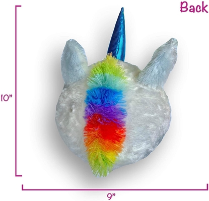 Unisex Fuzzy Ball 9 inch eenhoorn gevulde dier OEM ODM geaccepteerd