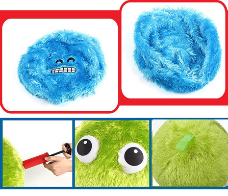 23cm Fuzzy Emoj Harige opblaasbare bal met Fuzzy Monster Design leeftijdsbereik 14 jaar en ouder