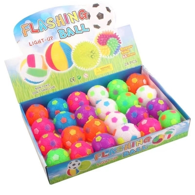 Rubberen TPR flitsende Spikey springende Yoyo speelbal in veelkleurige geweldig voor stressverlichting