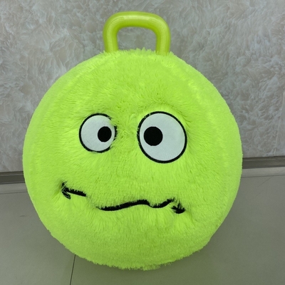 Plush Toy Ride op Animal Ball Hoppen Bouncy Ball met handgrepen opblaasbare PVC Diameter 20