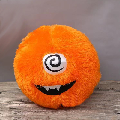 Fuzzy Plush Ball 9 Inch Crazy Gezicht Gevulde Pelzige kleine monsters Fluffy Toy
