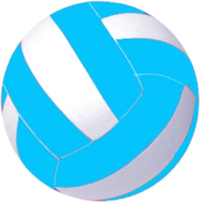 Outdoor Play Polyester Stof Coating Toy Volleyball met Customized Branding