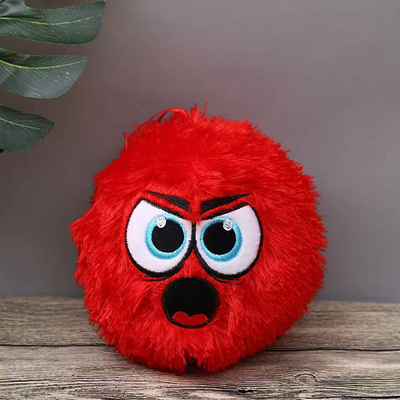 Fuzzy Plush Ball 9 Inch Crazy Gezicht Gevulde Pelzige kleine monsters Fluffy Toy