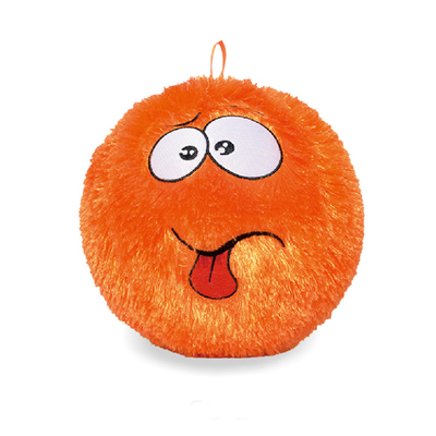 Unisex pluizige gelukkige en lelijke gezichten pluis speelgoed bal opblaasbare springstof pvc bal
