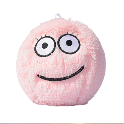 Diameter 9''Kleine kinderen pluis speeltje met opblaasbare stof Pelzige pluizige ballen en pomp