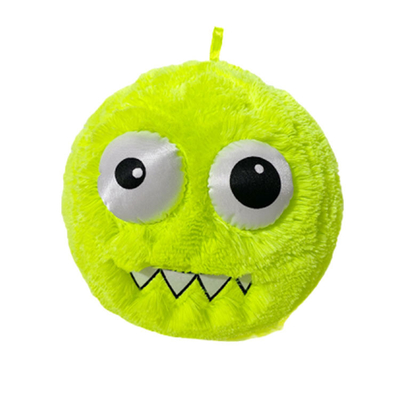 Diameter 9''Kleine kinderen pluis speeltje met opblaasbare stof Pelzige pluizige ballen en pomp