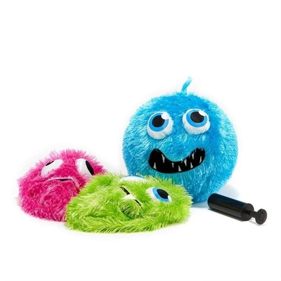 Decoratie Fuzzy 23cm Neon Monster Ball assortiment voor Unisex
