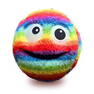 Unisex Acceptabele Custom Regenboog Kleurrijke opblaasbare pluisbal voor aanpassing