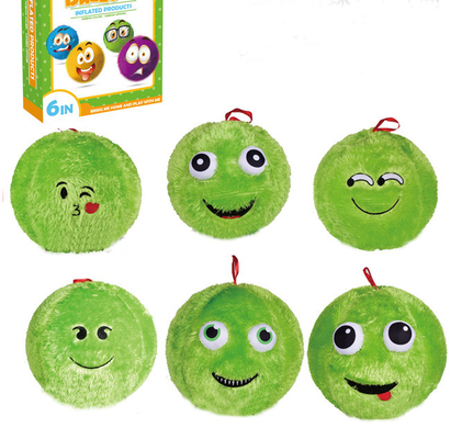 Grote Roze opblaasbare speelgoed Kinderen Plush Jump Monster Jumping Ball Kussing Kussen Zoek Gebruik