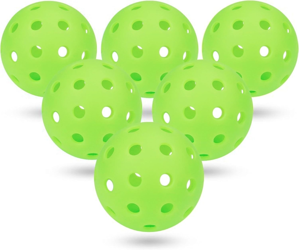 Gepersonaliseerd logo beschikbaard pickleball bal set voor outdoor pickleball accessoires