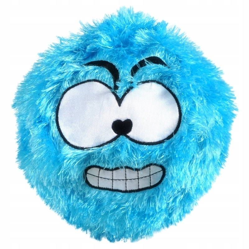 Polyester Buitenhuid Materiaal Crazy Face Stof Bedekt Fuzzy Ball 16 &quot;voor assortiment