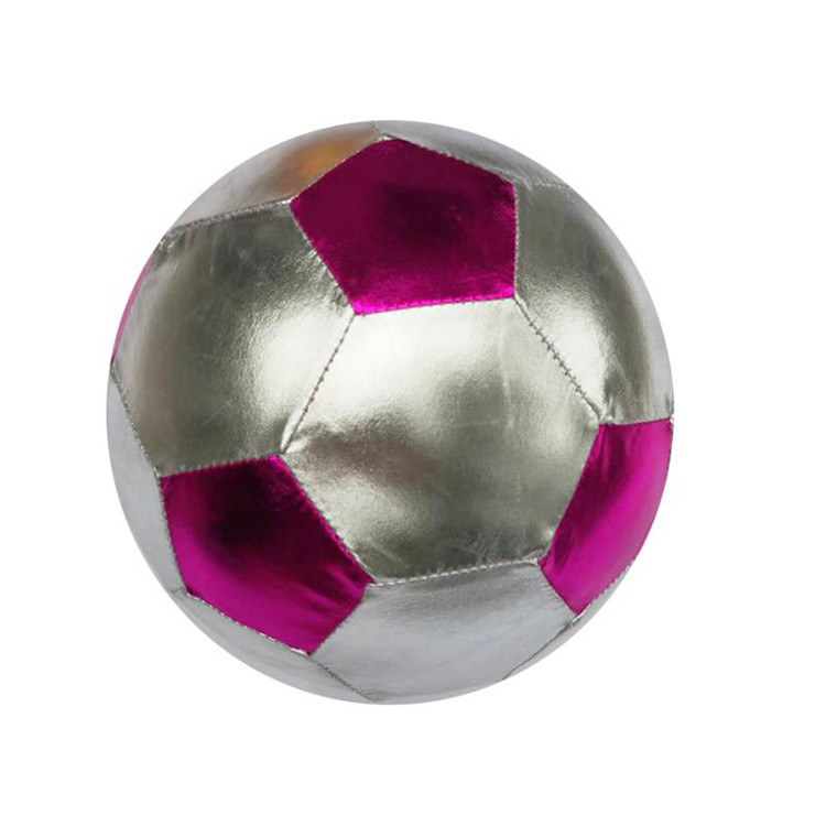 Unisex 60 cm glanzend polyesterstof milieuvriendelijk PVC voetbal voor kinderen