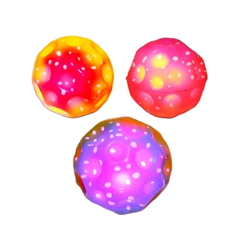 Meerdere kleuren Extreme Pu Foam High Bounce Balls Regenboog Maan Ruimtebal voor Kinderen Speel