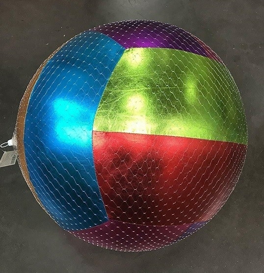 Polyester huid strandbal kleurrijk en mooi opblaasbaar speelgoed met PVC inwendige stof