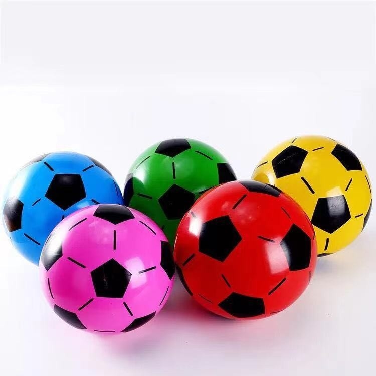 Geprinte 8 inch opblaasbare voetbal voor kinderen sport strandbal zwembad speelgoed pvc