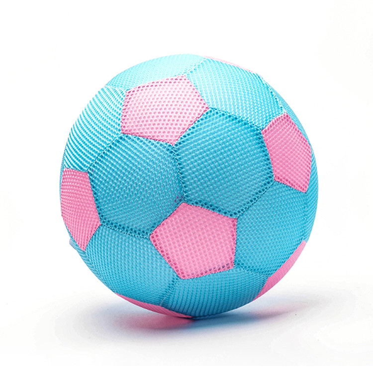 25cm Kinderen Glinsterende Pvc opblaasbare pluisstof bedekte stof speelgoedbal Ideaal voor peuters