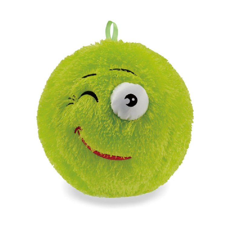 23cm Fuzzy Emoj Harige opblaasbare bal met Fuzzy Monster Design leeftijdsbereik 14 jaar en ouder